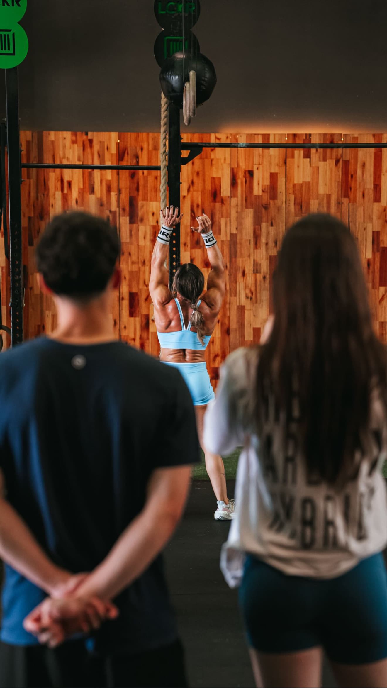 Alunos durante um treino no box da LCKR